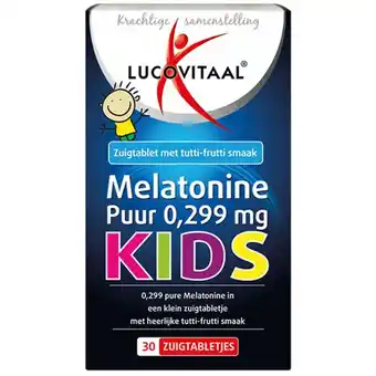 Plein.nl Lucovitaal Melatonine Puur Kids 30 aanbieding