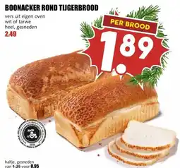 MCD Supermarkt BOONACKER ROND TIJGERBROOD aanbieding