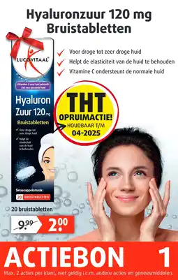 Lucovitaal Hyaluronzuur  bruistabletten aanbieding