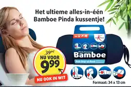 Lucovitaal Het ultieme alles-in-één bamboe pinda kussentje aanbieding