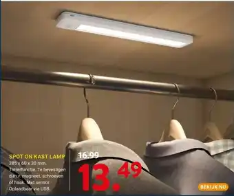 Kluswijs SPOT ON KAST LAMP aanbieding