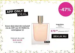 ICI Paris XL Hugo Boss Alive Eau de Parfum aanbieding