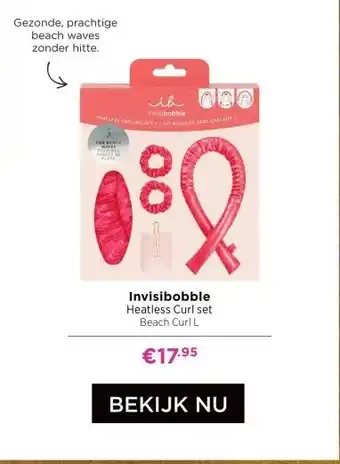 ICI Paris XL Invisibobble Heatless Curl set Beach Curl L aanbieding