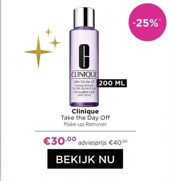 ICI Paris XL Clinique Take the Day Off Make-up Remover aanbieding