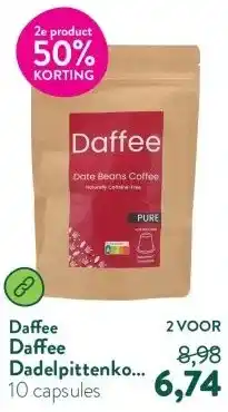 Holland & Barrett Daffee Dadelpittenkoffie Composteerbare Capsules - 10 capsules aanbieding