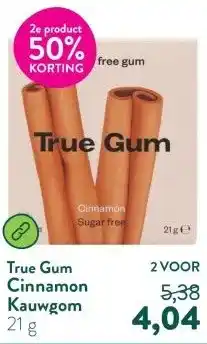 Holland & Barrett Cinnamon Kauwgom aanbieding