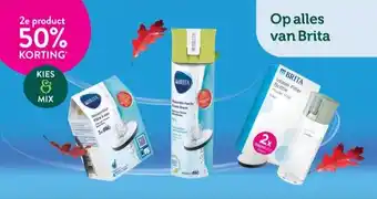 Holland & Barrett 2e product 50% KORTING Op alles van Brita aanbieding