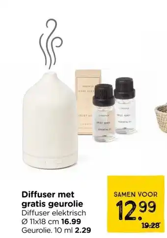 Xenos Diffuser met gratis geurolie aanbieding