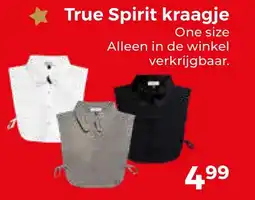 Trekpleister True Spirit kraagie aanbieding