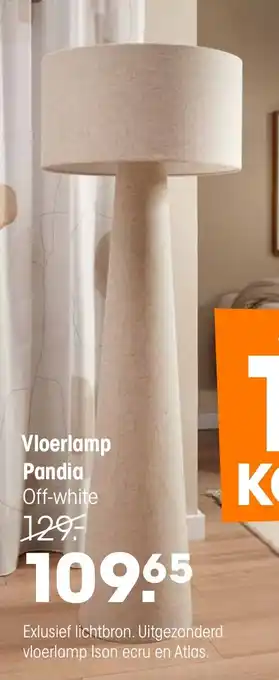 Kwantum Vloerlamp Pandia aanbieding