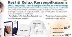 Gezond & Wel Rest & Relax Kersenpitkussens aanbieding