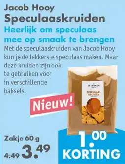 Gezond & Wel Jacob Hooy Speculaaskruiden aanbieding