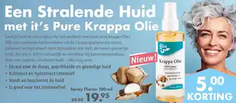 Gezond & Wel it's Pure Krappa Olie aanbieding