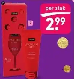 Etos Sence kerst geschenkset met bad bruisballen 200 ml aanbieding