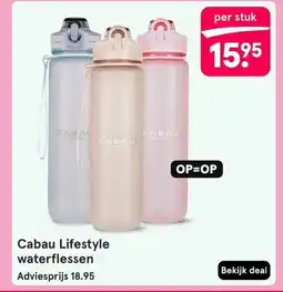 Etos Cabau Lifestyle waterflessen aanbieding