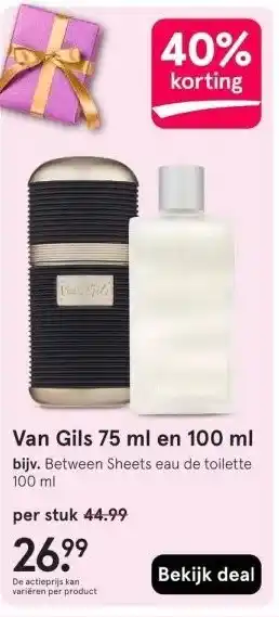 Etos Van Gils 75 ml en 100 ml aanbieding