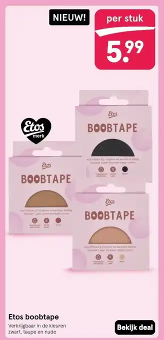 Etos Etos boobtape aanbieding