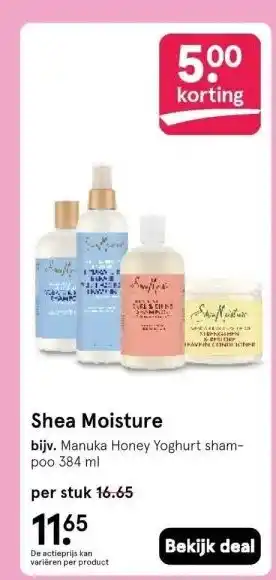 Etos Shea Moisture aanbieding