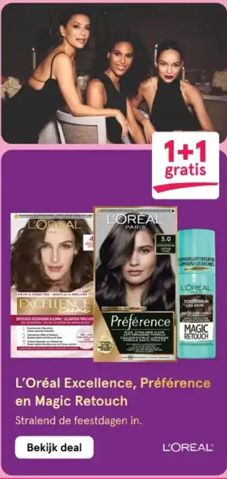 Etos L'Oréal Excellence, Préférence en Magic Retouch aanbieding