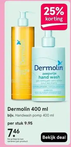 Etos Dermolin 400 ml aanbieding