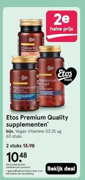 Etos Etos Premium Quality supplementen aanbieding