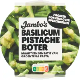 Jumbo Jumbo's Basilicum Pistache Boter 75 g aanbieding