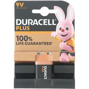 Jumbo Duracell Alkaline Plus 9V X1ce aanbieding