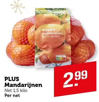 Coop PLUS Mandarijnen aanbieding
