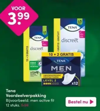 DA Tena voordeelverpakking aanbieding