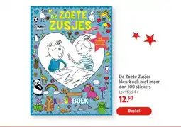 Bruna De Zoete Zusjes kleurboek met meer dan 100 stickers aanbieding