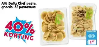 Boon`s Markt Alle Daily Chef pasta, gnocchi of pastasaus aanbieding