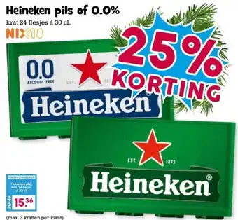 Boon`s Markt Heineken pils of 0.0% aanbieding