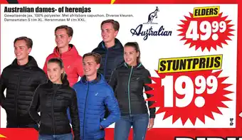 Dirk Australian Dames- of Herenjas S-XL aanbieding