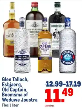 Makro Glen Talloch, Esbjaerg, Old Captain, Boomsma of Weduwe Joustra aanbieding