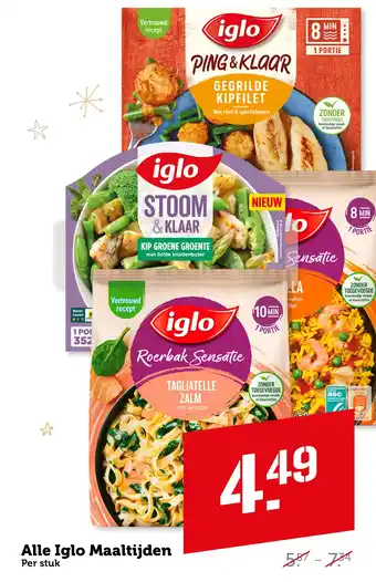 Coop Alle Iglo Maaltijden aanbieding