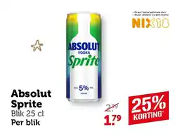 Coop Absolut Sprite aanbieding