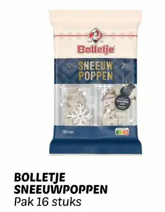 Dekamarkt Bolletje sneeuwpoppen aanbieding