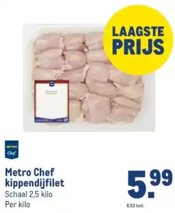 Makro Metro Chef kippendijfilet aanbieding