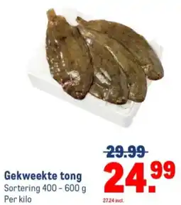 Makro Gekweekte tong aanbieding