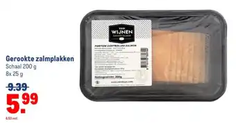 Makro Gerookte zalmplakken aanbieding