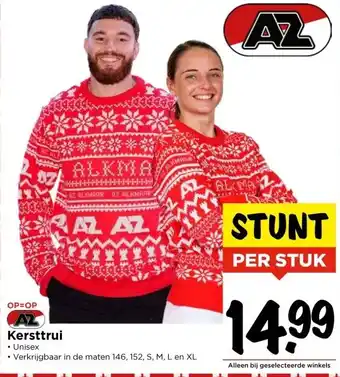 Vomar Voordeelmarkt Kersttrui aanbieding