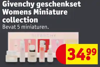 Kruidvat Givenchy Geschenkset Womens Miniature collection aanbieding