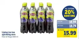 Makro Lipton ice tea sparkling zero aanbieding