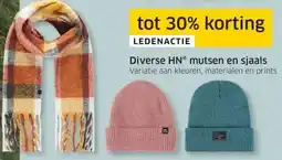 ANWB Diverse HNⓇ mutsen en sjaals aanbieding