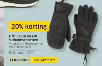 ANWB HN Cevin en Cid skihandschoenen aanbieding