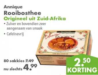 Gezond & Wel Annique Rooibosthee aanbieding