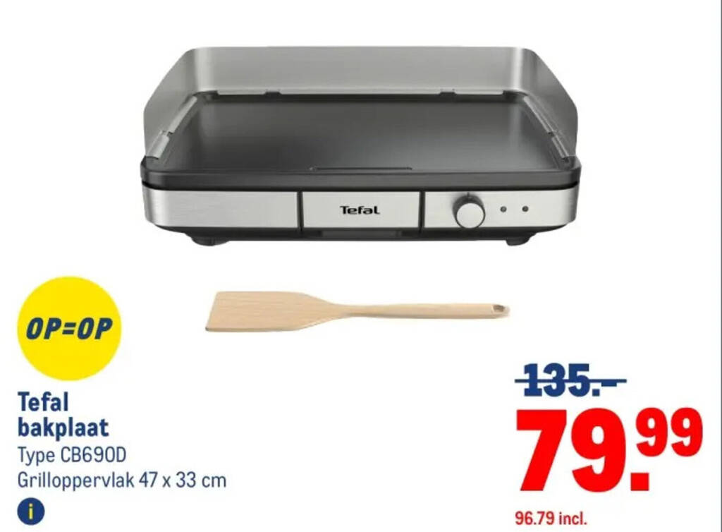 TEFAL Maxi Plancha XXL CB690D kopen