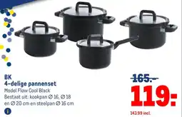 Makro BK 4-delige pannenset aanbieding