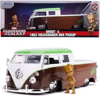 Amazon Jada Toys 253225013 - Marvel Groot 1963 Bus Pickup 1:24, Die-Cast voertuig aanbieding