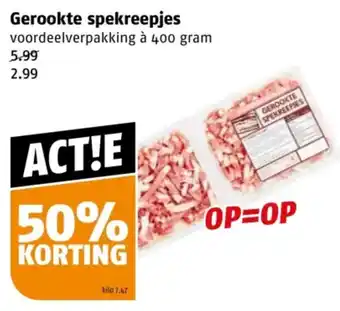 Poiesz Gerookte spekreepjes aanbieding